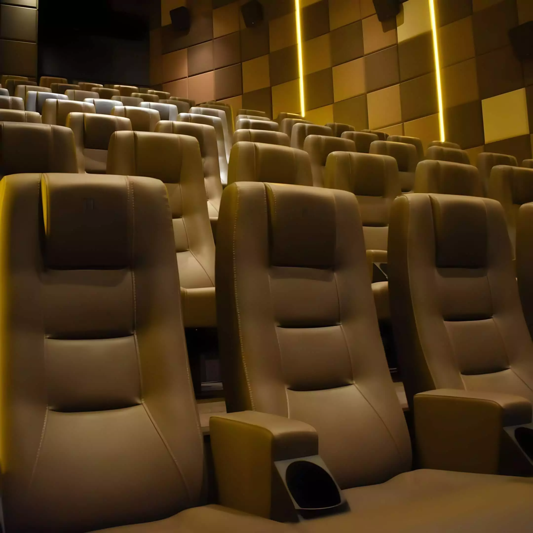 In this cinema project, we delivered space-efficient seating solutions with fire-resistant materials, showcasing our expertise as a leading manufacturer for European theaters. Image